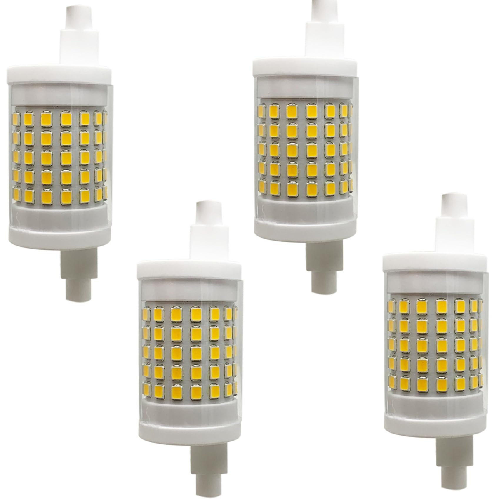 Ściemnialna żarówka LED R7S 78 mm J 78 15 W 120/220 V 1500 lm Reflektor stojący na podłodze Lampa zamienna typu J Żarówka LED Wolfram Halogen 150 W (4 sztuki),Cool white 6000k,15W 220V