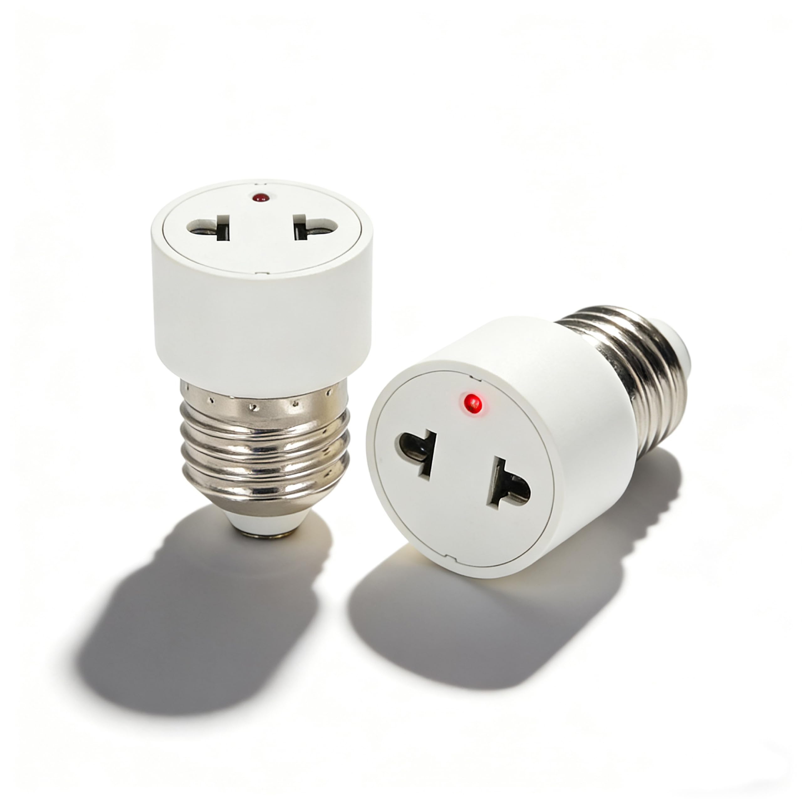 2 Lata, 2 Szt. W Opakowaniu E27 Adapter Gniazda Lampy Konwertujący Na Gniazdo Zasilania