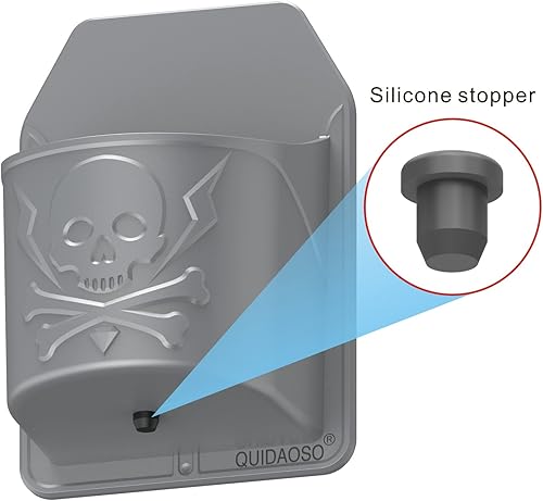 Miniatura 12 de Soporte para botella de cerveza/lata/bebida/vino (enfriador/mini cubo de hielo) para ducha, soporte para taza de pared, soporte para cepillos de 02G