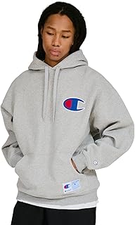 Champion フード スウェット トップス 長袖 丸首 Loose Fit ビッグロゴ フーデッドスウェットシャツ アクションスタイルC3-C106メンズ