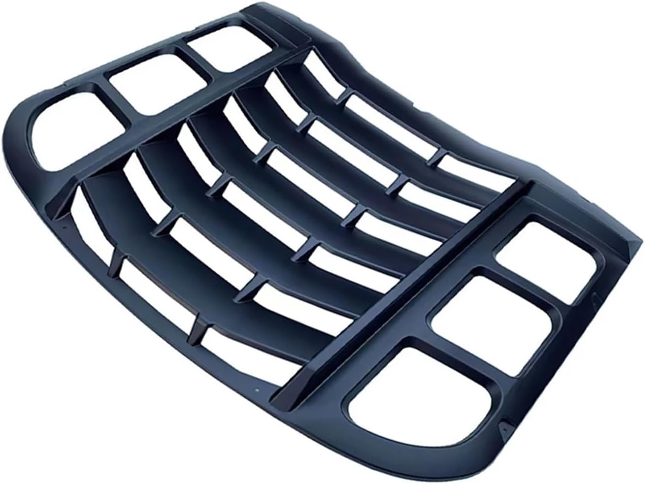 ABS Material Auto Rear Window Decorative Louver Compatible For Ford Mustang 2015-2023 Car Air Outlet Diffuser Shutter Grill Covers Frame
