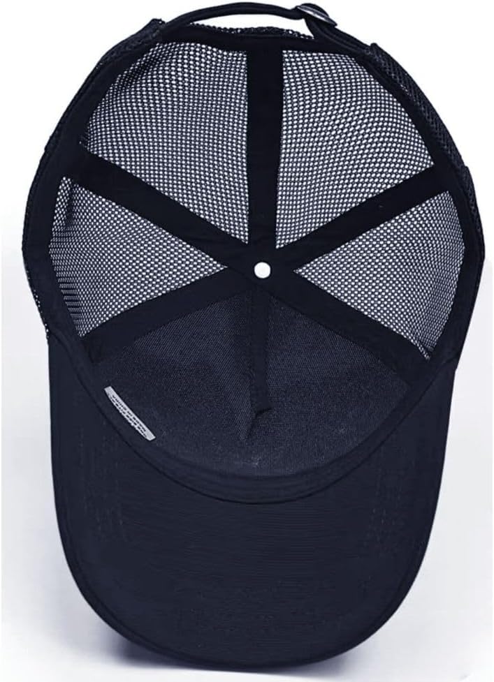 Oversize XXL Mesh Trucker Hat for Men Big Head Hats High Crown Baseball Cap Adjustable 23.6"-25.6" - Image 4