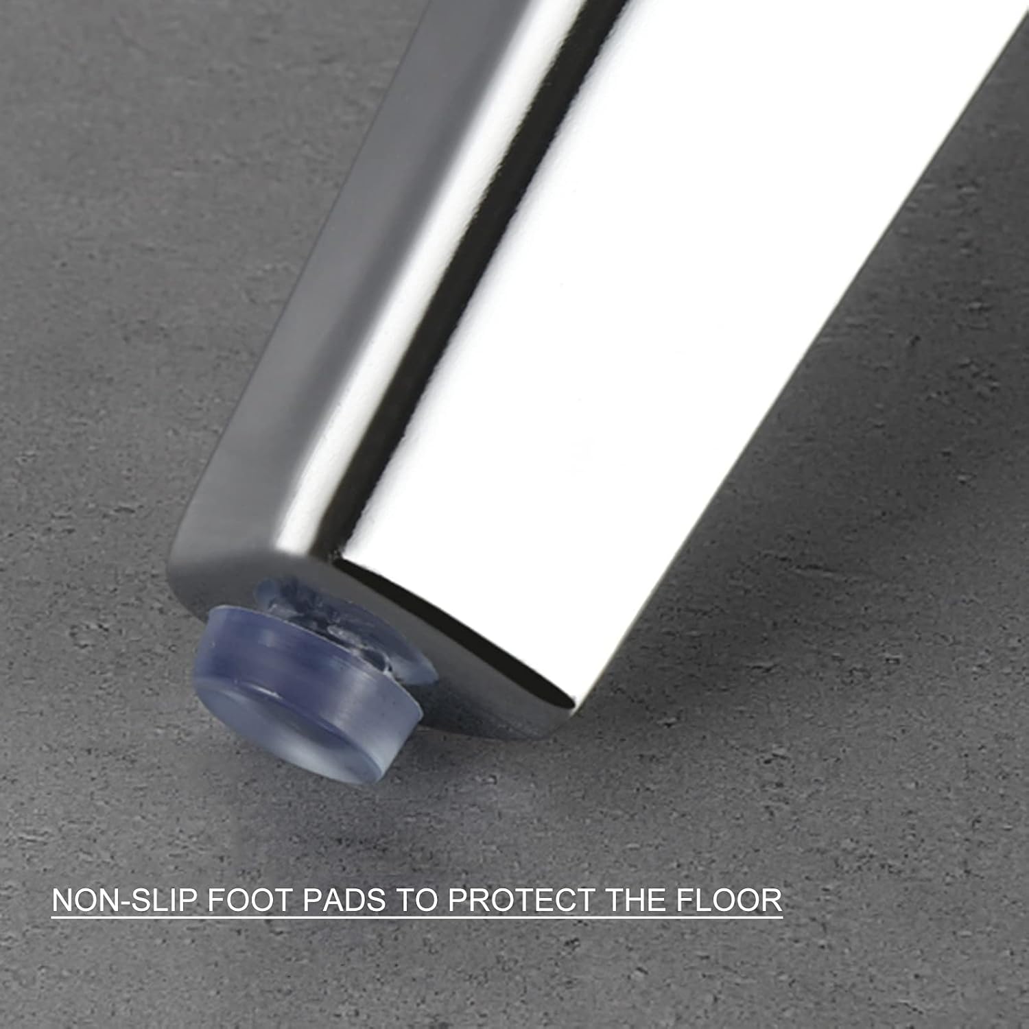 4 Pack Black Metal Table Legs, Replacement DIY Furniture Legs, Suitable for Coffee Tables, Tv Tables, Wardrobes, Sofas, Beds and Other Furniture Desk Legs Non-Slip Feet,Silver-15cm/5.9in