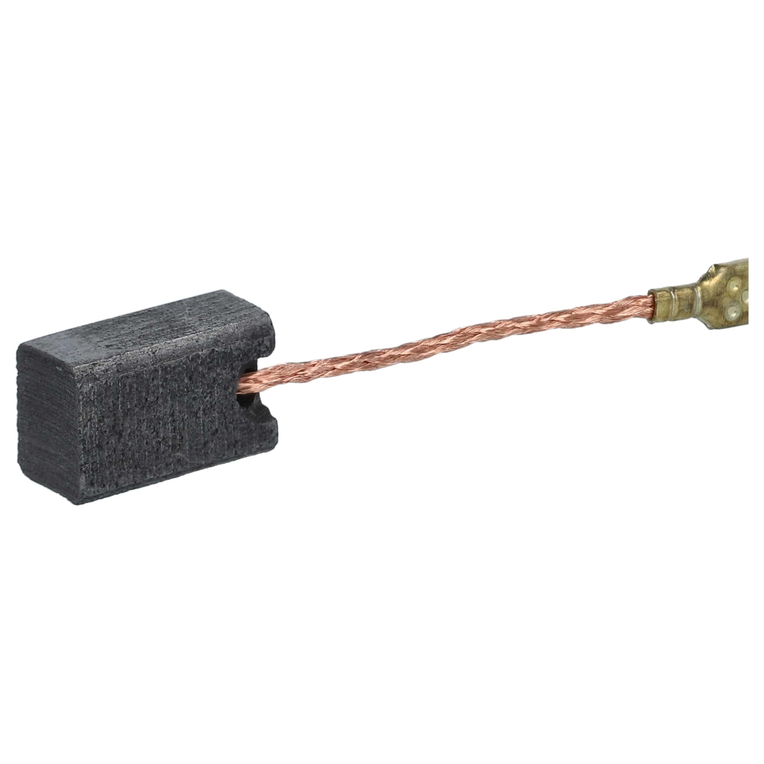 vhbw 10x escobilla 5,9 x 7,95 x 13,3 mm Compatible con Rupes BigFoot LHR21, LHR12, LHR15, LH 21 lijadora rotatoria, abrillantador