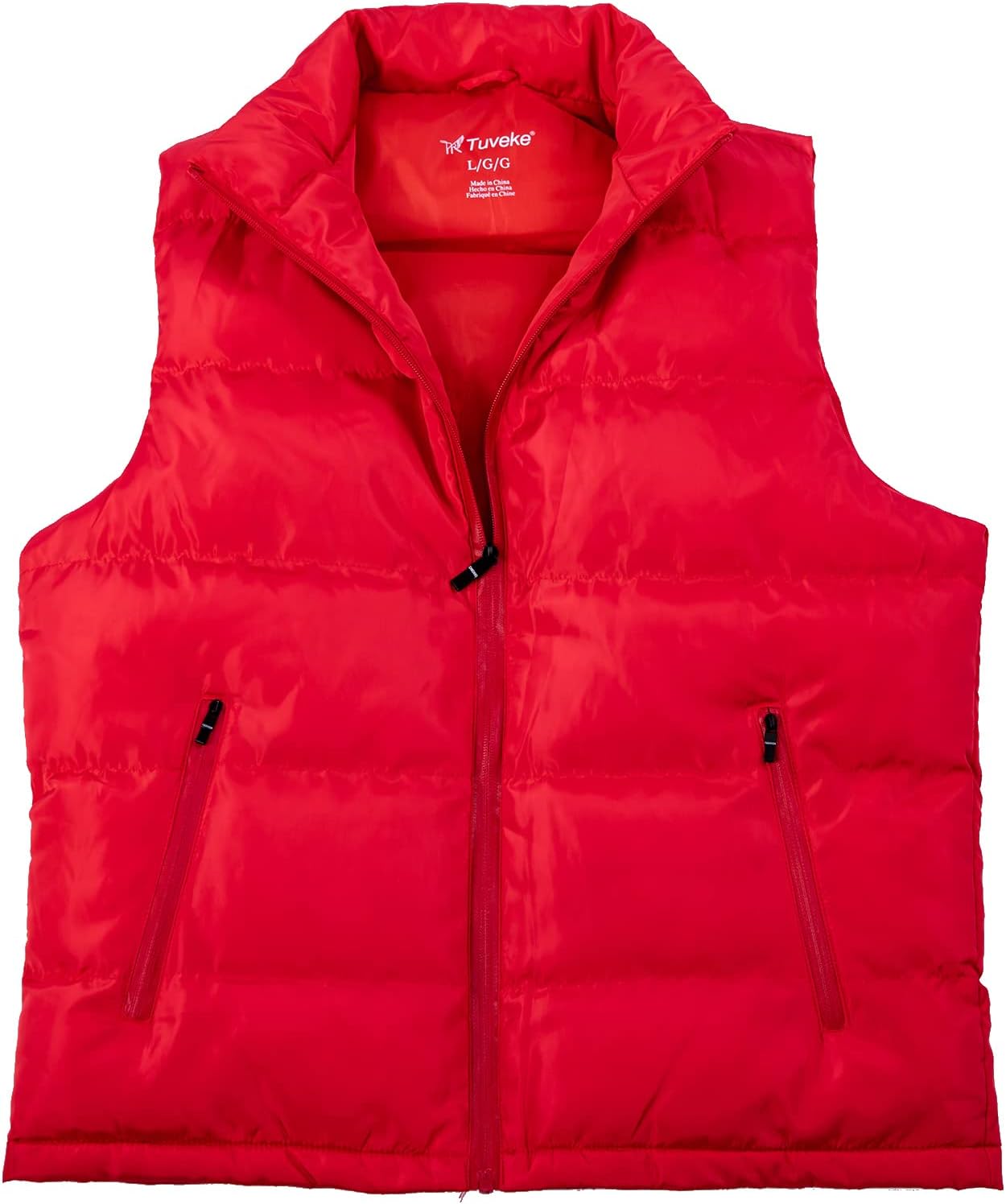TUVEKE Men's Puffer Vest Water-Resistant winter outdoor Zipper Sleeveless Warm puffey jacket Size M To 3XL(Multicolor) - Image 4