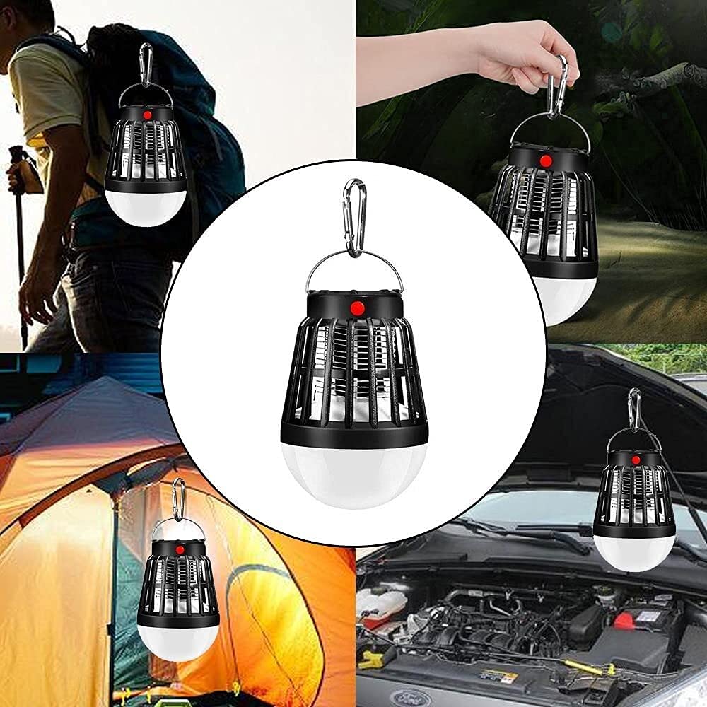 Lampe Solaire Anti-Moustique 2 en 1, Lanterne de Camping Portable, Anti-moustiques pour Camping en Plein air, randonnée, Tente de pêche et répulsif Anti-Insectes à Usage Domestique en intérieur