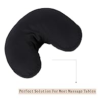 Vista 41 de MRJ Microfiber Massage Sheet Set of 3 Pcs,for Massage Tables,Includes Massage Table Cover, Massage Fitted Sheet,and Massage Face Rest Cover,Navy Blue