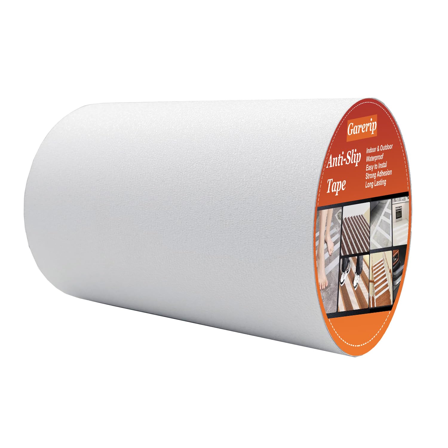 Clear Anti Slip Tape, 8 Inch x 35 Feet, Transparent Grip Tape Non-Slip Adhesive Tape Indoor/Outdoor Stair,Tubs, Boats, Safety Grip Tape Non Skid Roll for Stair Steps