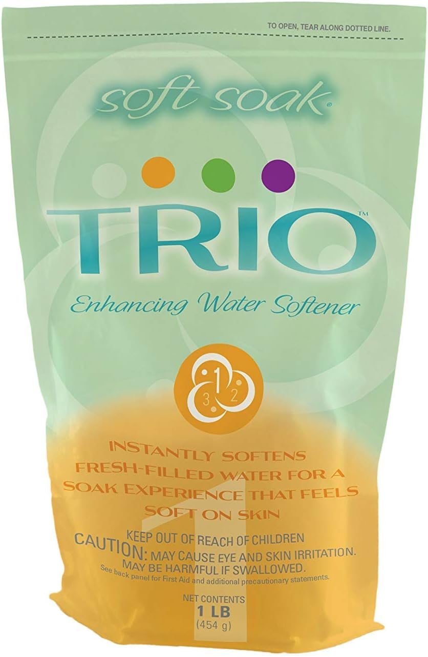 SpaGuard Trio Spa and Hot Tub 3 Month Pre Measured Water Softening Kit (2 Pack)