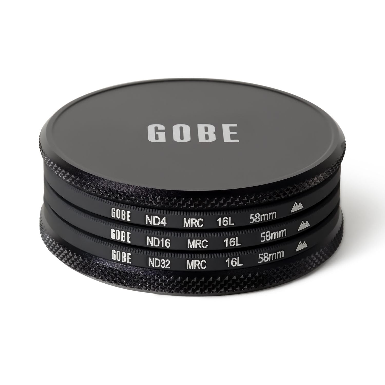 Gobe ND Filter Kit 58mm MRC 16-Layer: ND4, ND16, ND32
