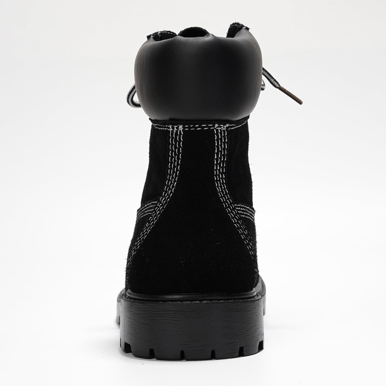 Cape Robbin Cow Suede Leather Slip-Resistant Ankle Boots Womens - Lace-Up Combat Boots - Water-Resistant Fall Moto Boots, Womens Winter Combat Boots (Alecia.A) - Image 5