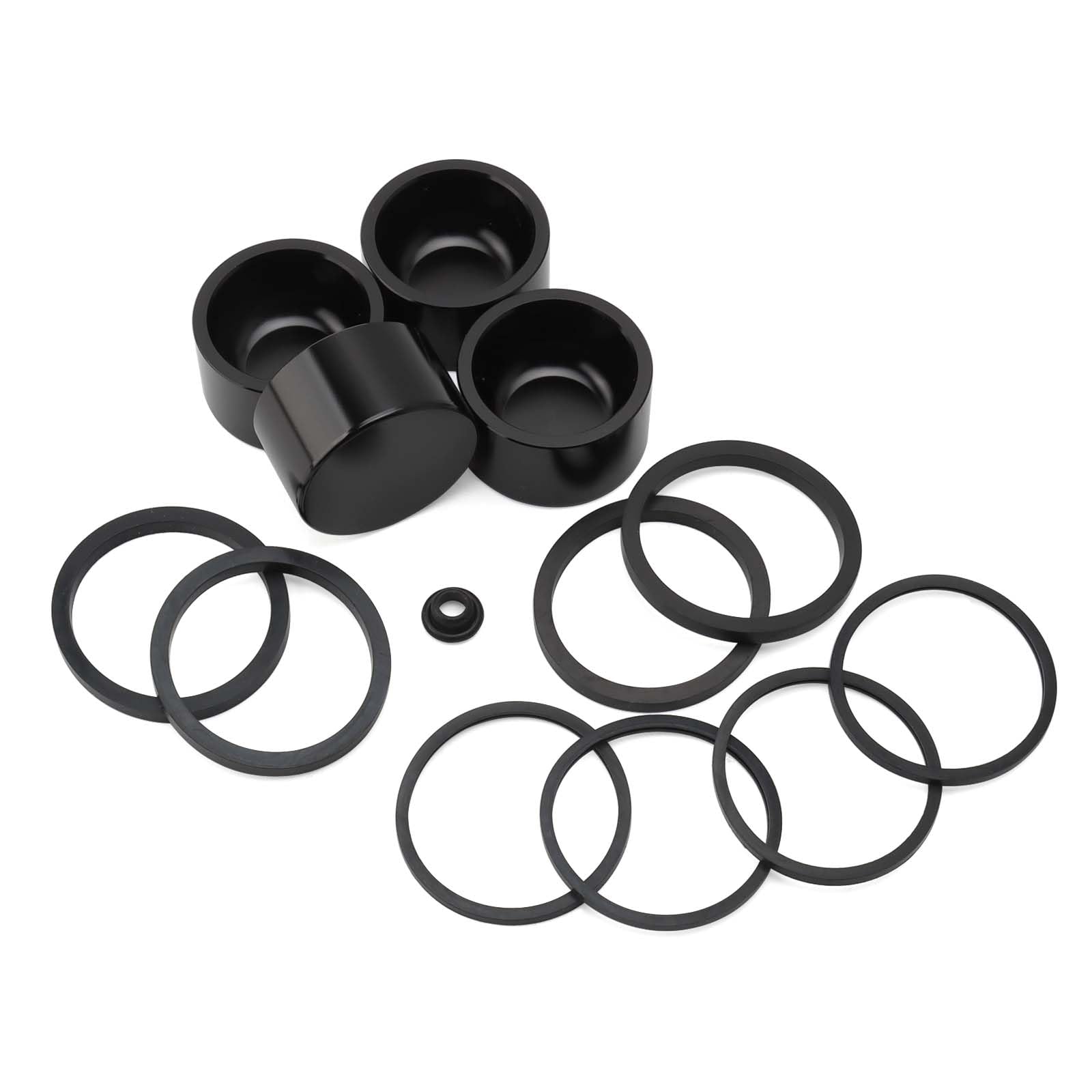 Zestaw naprawczy zacisku hamulca przedniego Zestaw uszczelek tłoka zacisku 43027-08 do Harley Touring Electra Road Street Glide Road King 08-22