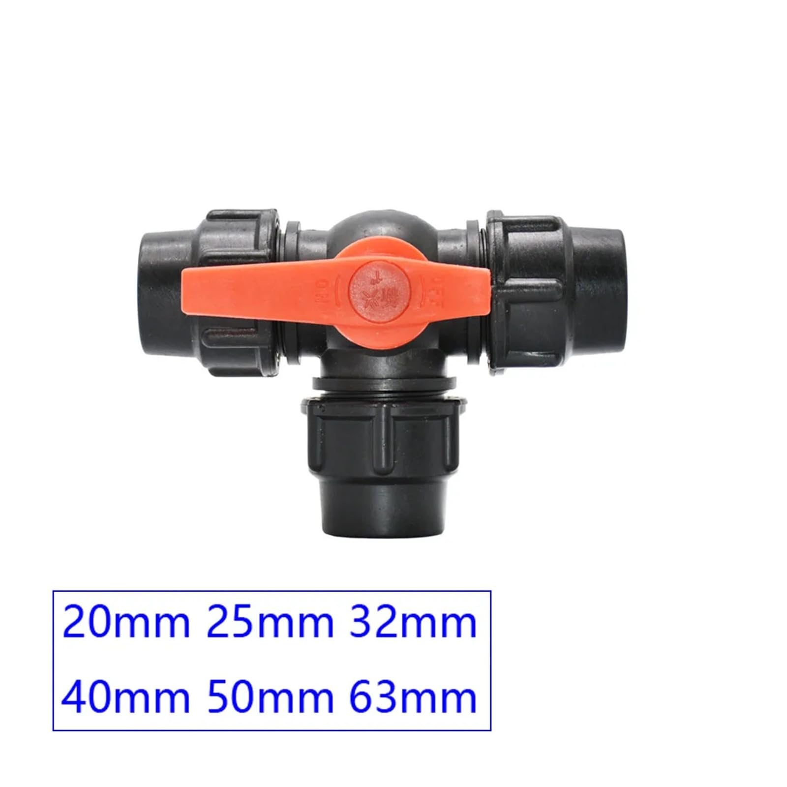 Raccordi per Tubi di irrigazione, Raccordi rapidi for Tubi in PE for Flessibili in Ottone da 20-63 mm for irrigazione Giardino