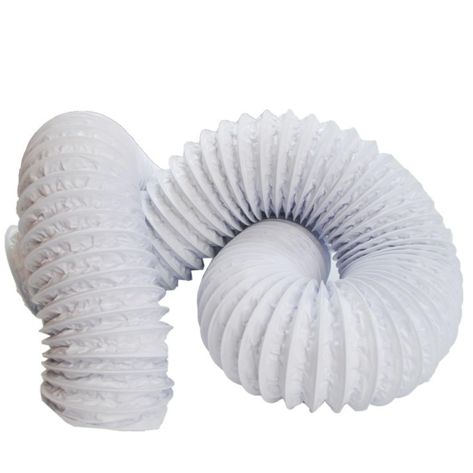 Elastyczny Wąż Powietrza O Długości 19,68 Stopy, Odpowietrznik Z PVC | I Aluminium Do Namiotu HVAC Suszarką(White,16 Inch)