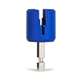 MusicNomad GRIP Drill Bit String Peg Winder - Scratch-free Rubber Lined (MN220)