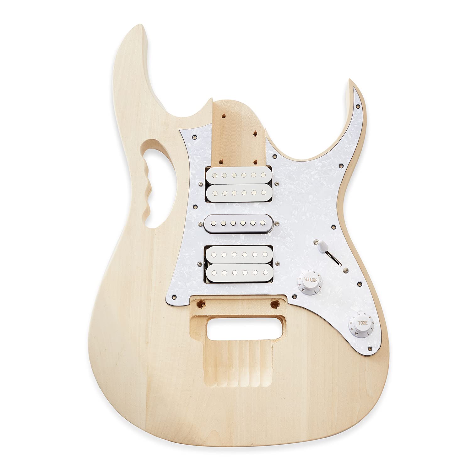 Chillcat Electric Guitar Kit, Luxury 7V Style 6 Strings Guitar Kit