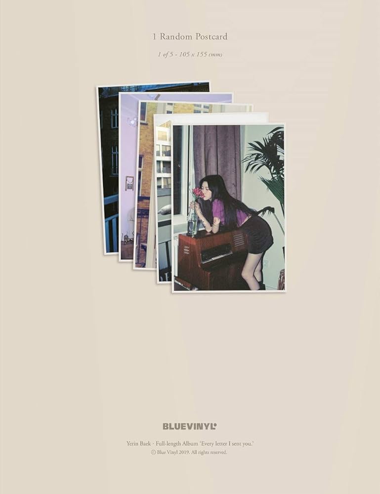 ペクイェリン Every letter I sent you LP Amazon.com: Baek YE RIN - Every Letter I Sent You (2CD) Album