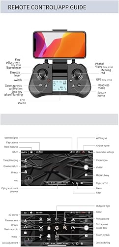 Miniatura 6 de Drone GPS Drone with 5G WiFi FPV 2-Axis 4K Dual Camera Anti-Shake Gimbal 2000m Image Transmission Brushless Professional RC One Key Take OffLanding