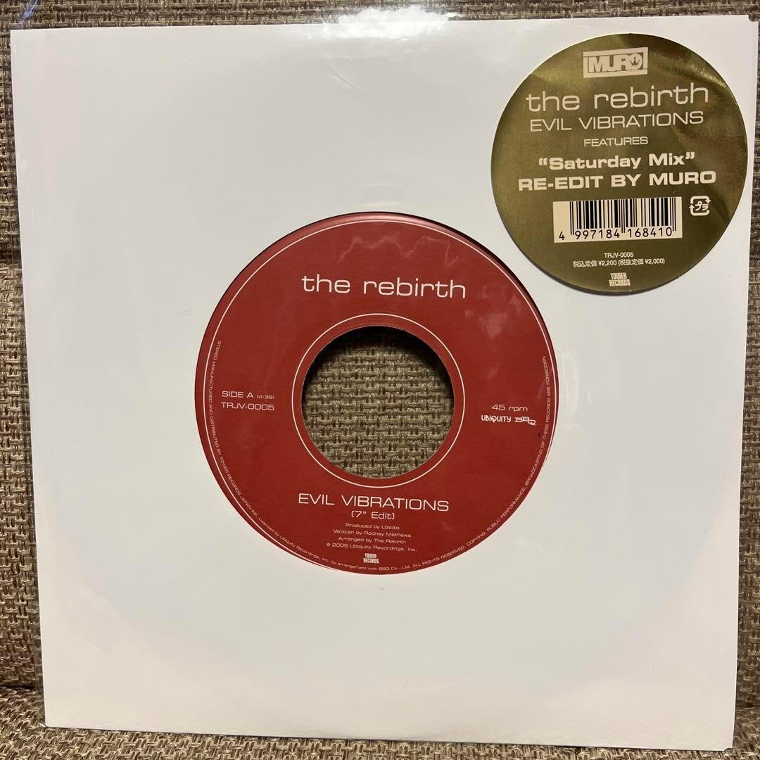 the rebirth “EVIL VIBRATIONS” 7インチレコード