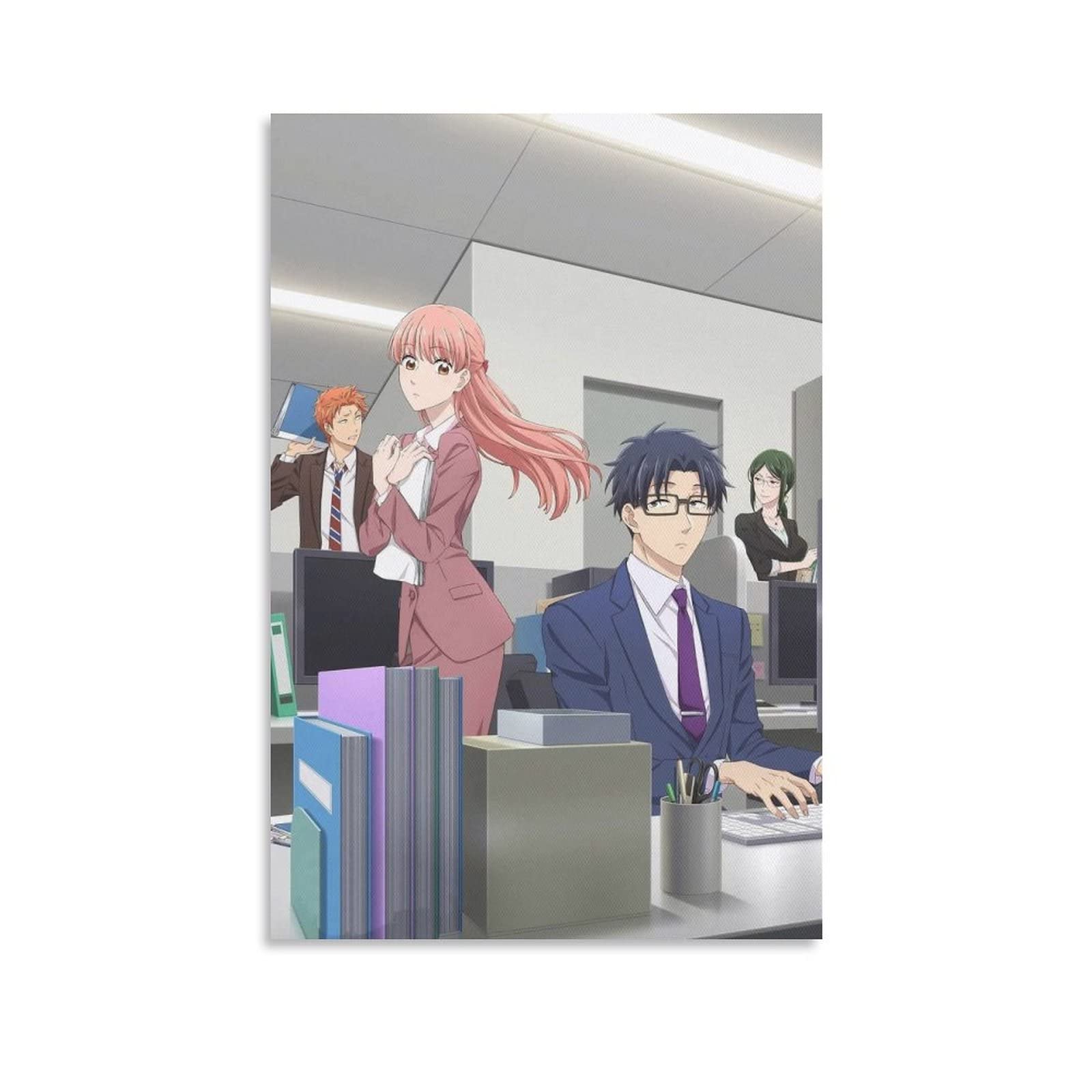 Wotakoi Love Is Hard for Otaku ヲタクに恋は難しい Japanese Anime Poster Posters for Room Aesthetic 3 Picture 