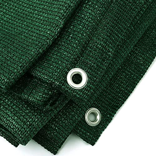 Respirant d'ombrage perméable protection 3.4x6m vert pour extérieur - 4