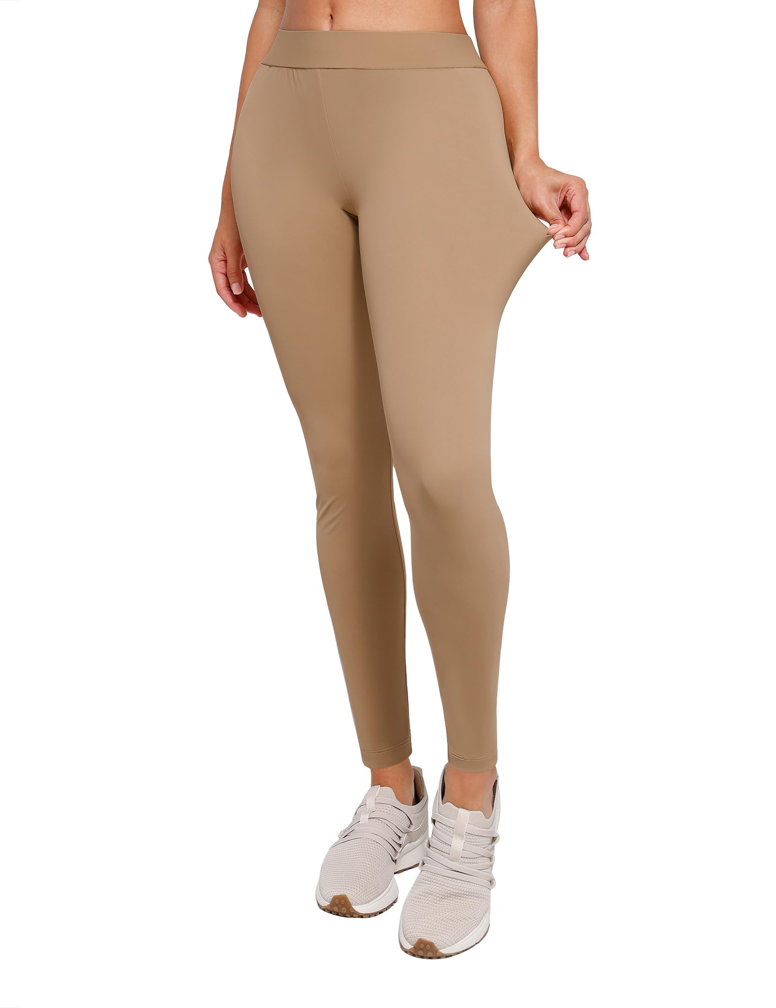 Cosmolle Women Low Waisted Yoga Leggings Stretchy Joggers Pants Comfortable Athletic Leggings for Workout, Running