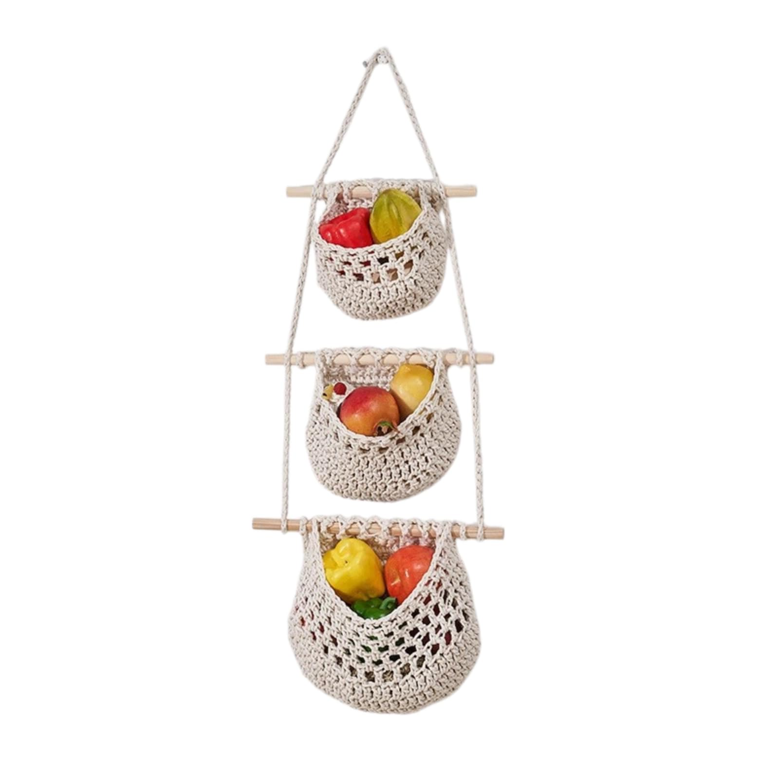 ILICHUYUG Hanging wall vegetable and fruit basket