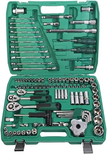 ORDALI Herramienta de reparación de vehículos herramienta de reparación de automóviles llave de torsión de trinquete juego de llaves de