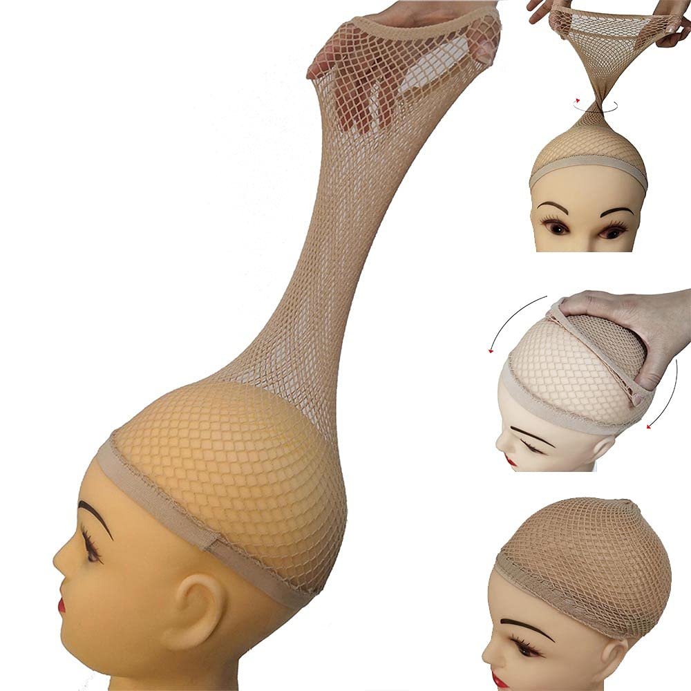 RABAKE Wig Caps Mesh Dome Cap Crochet Wig Cap Mesh Wig Caps