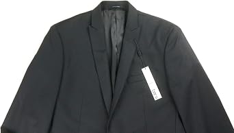 Bar III Wool Notch Collar Two-Button Suit Jacket Blazer