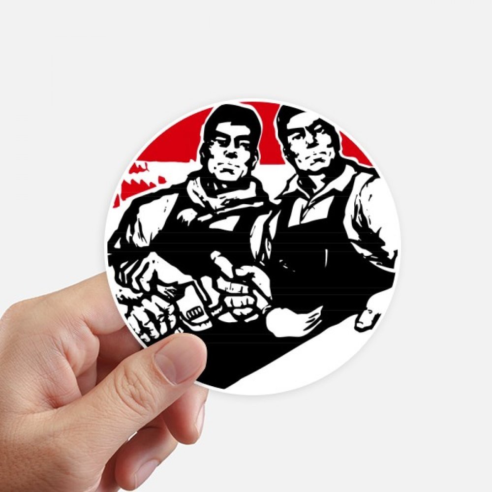 Chine adhésifs ronds de 10 cm ordinateur portable et sticker mur