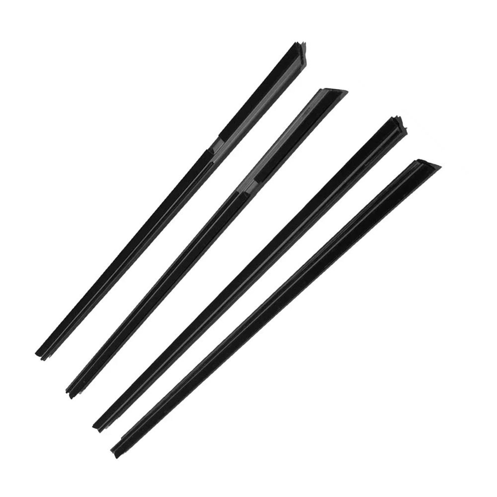 Hpzprpcew One Color 4Pcs Window Weatherstrip For Insight 2010-2014 Rubber Moulding Trim Seal Belt Sealing Strips 72950Tm8013