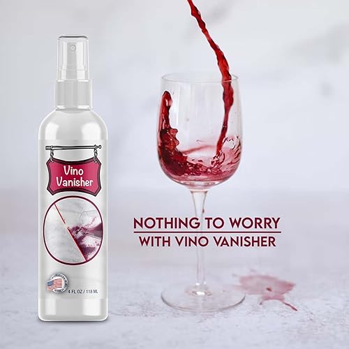 Miniatura 3 de Vino Vanisher - Quitamanchas de vino  Botella de spray de 4 onzas  Fórmula suave de acción rápida  Perfecto para alfombras, tapicería y ropa