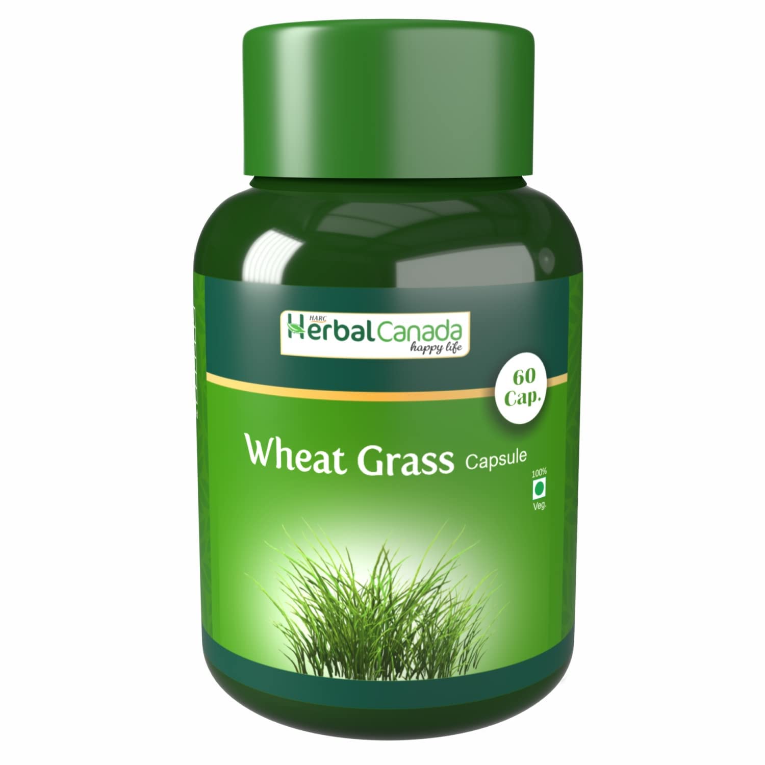 Herbal Canada Wheat Grass Capsule ||Natural Antioxidant Superfood, Supports Healthy Joints, Immunity Booster 60 Vegetarian Capsules (Pack of 2)-image-48