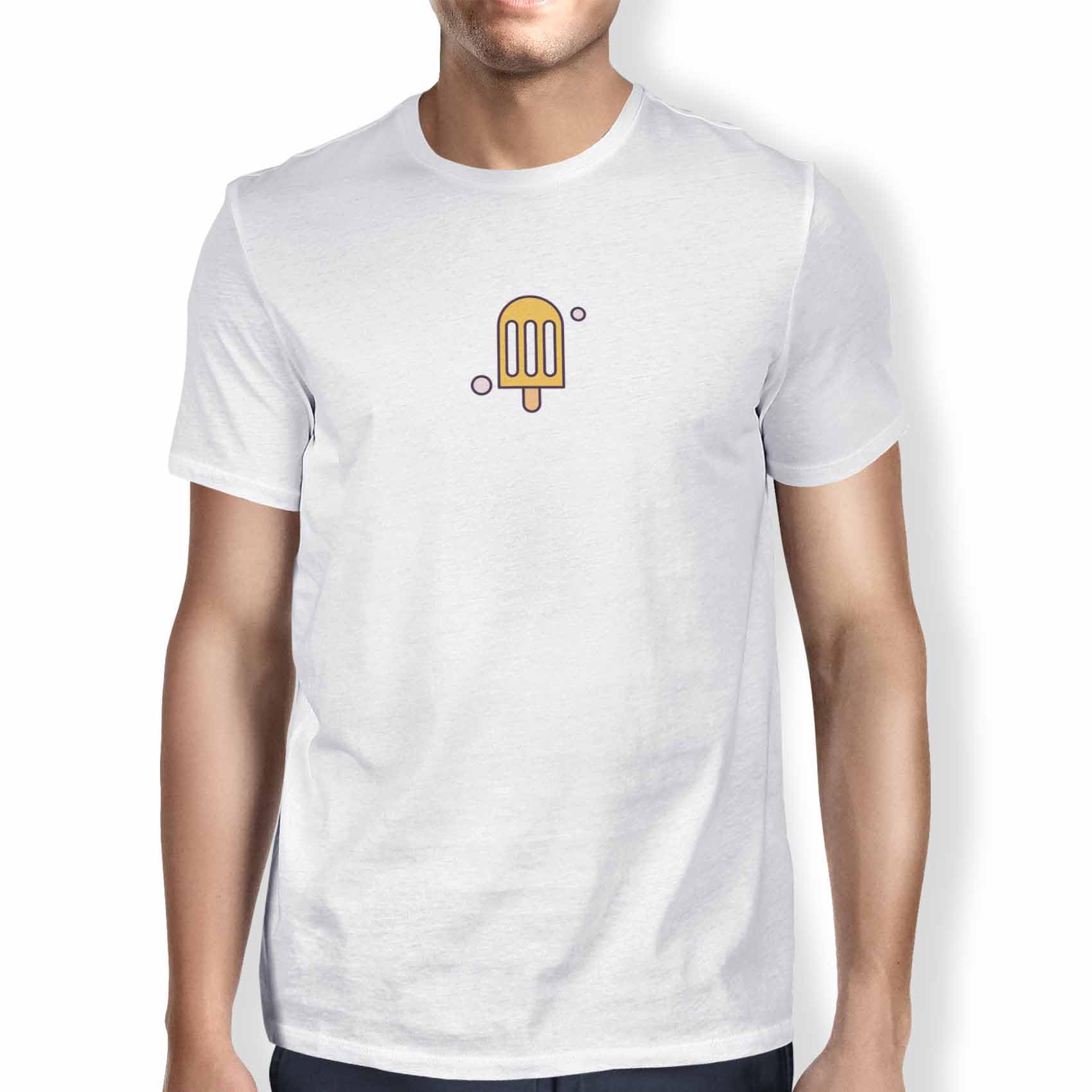 Green Fish Men's Fdmtsi-102081 T-Shirt, White, L