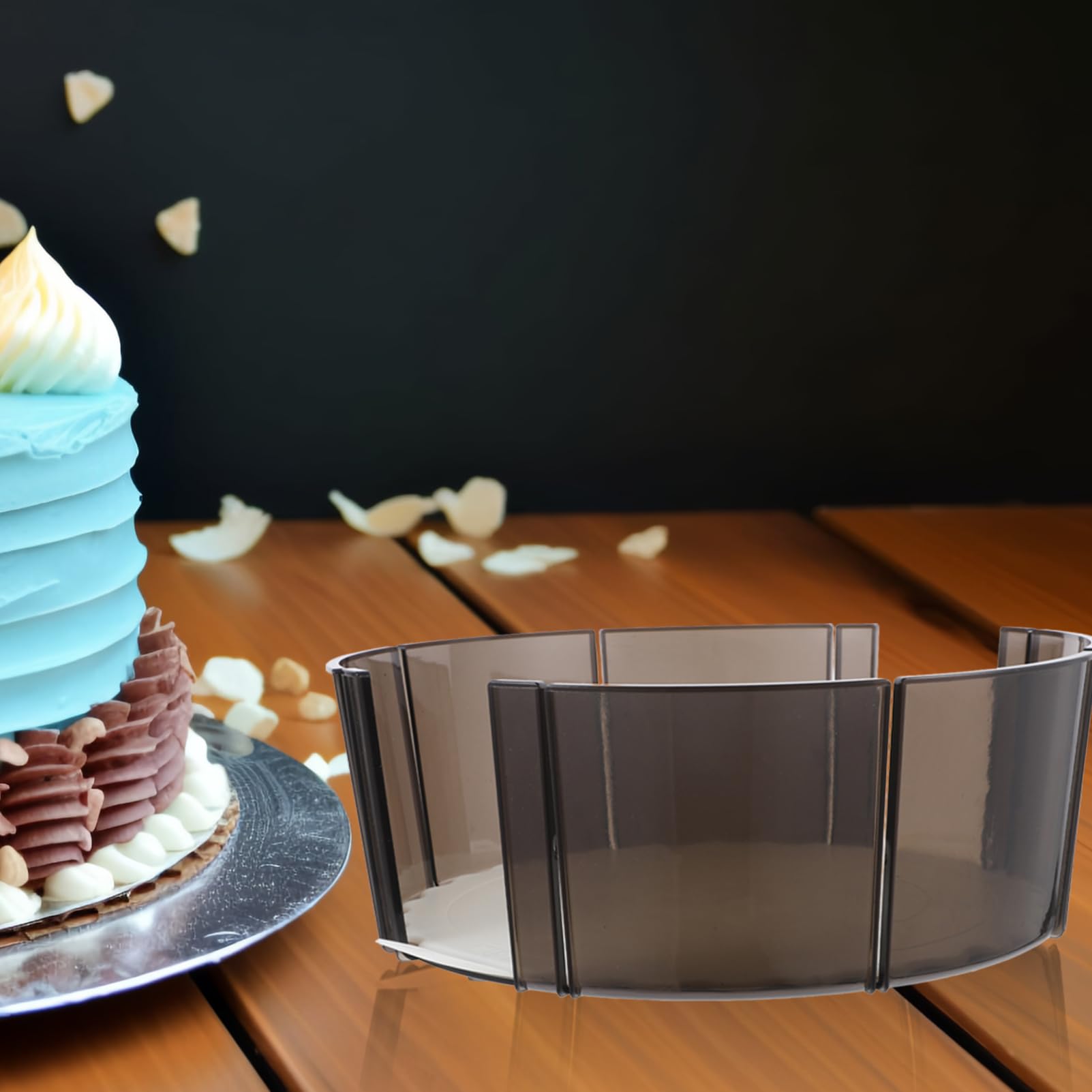 Kichvoe Outil De Découpe De Gâteau Plastique Marqueur De Portion Accessoire De Cuisine Pour Découper Des Desserts Tranches Égales Convient Aux Gâteaux Pour Fêtes Mariages