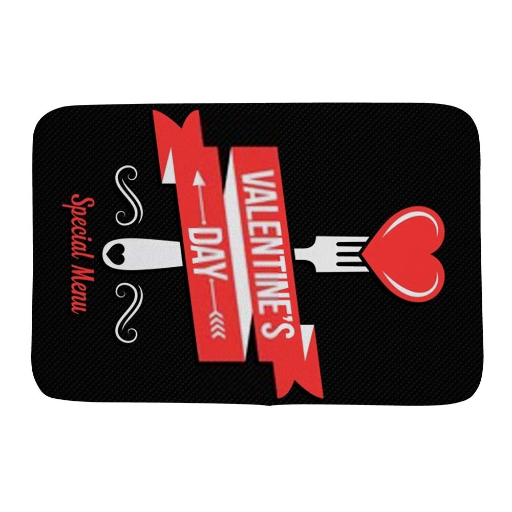Tapis de sol salon et cuisine CHEHONG ambiance Saint-Valentin pour intérieur chaleureux