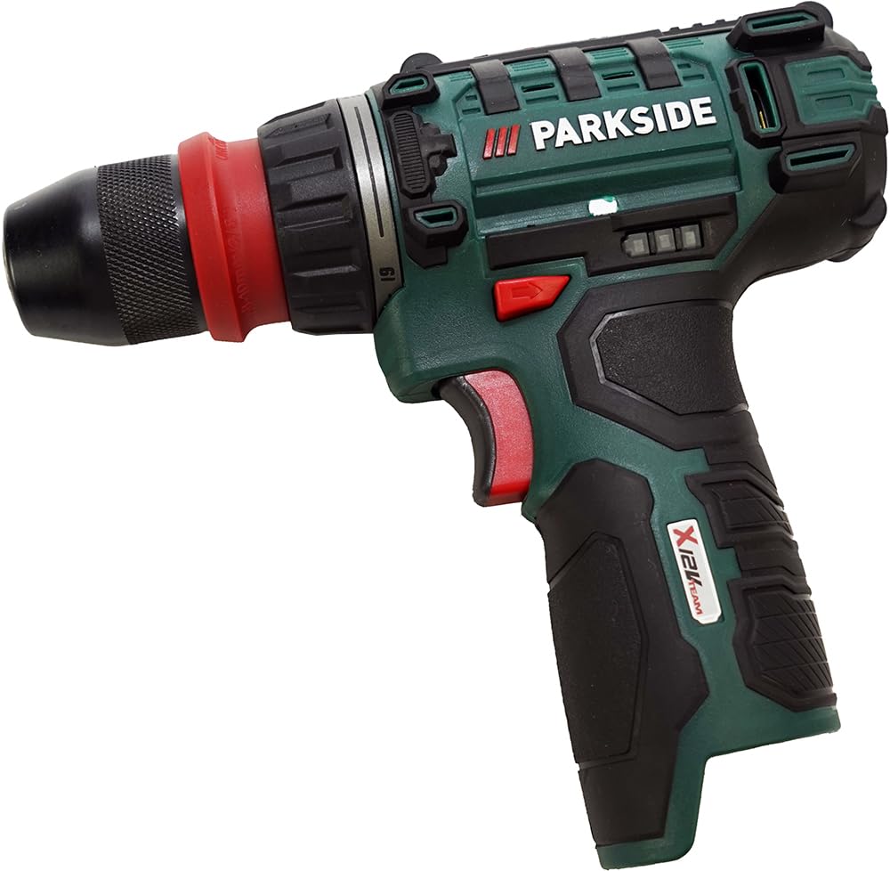 HEADNMORE® Parkside® akumulatorowa wiertarko-wkrętarka 12 V PBSA 12 (z akumulatorem 2 Ah) + breloczek do kluczy