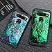 BENTOBEN Compatible with LG G8 ThinQ/LG G8 Case, Shockproof Glow in The Dark Luminous 2 in 1 Hard PC Soft TPU Bumper Protective Phone Case Cover for LG G8 Thin Q/LG G8 2019 Release, Mandala in Galaxy