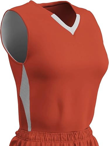Champro Girls Jersey Post Up Maillot de Basketball réversible en Polyester pour 