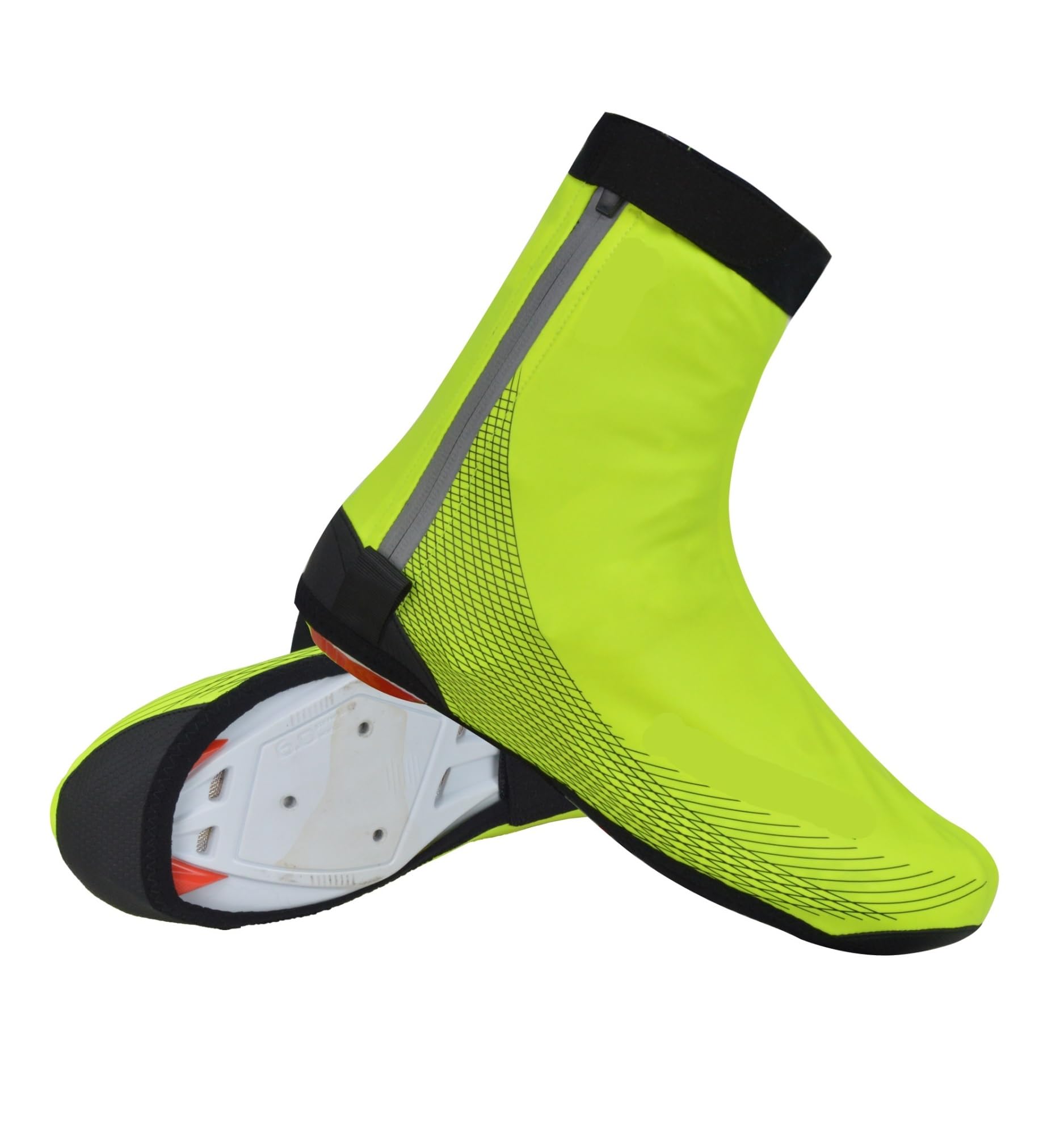 2 pares de cubiertas for zapatos ciclismo, impermeables for, for a prueba viento para Protección