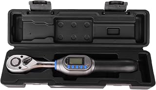 Focket Digital Torque Wrench, Smart Alert System with 500 Data Storage Electronic Torque Wrench, LED Display with Storage Box for Bike Motorcycle Car Repair DIY (EK2-060AN)