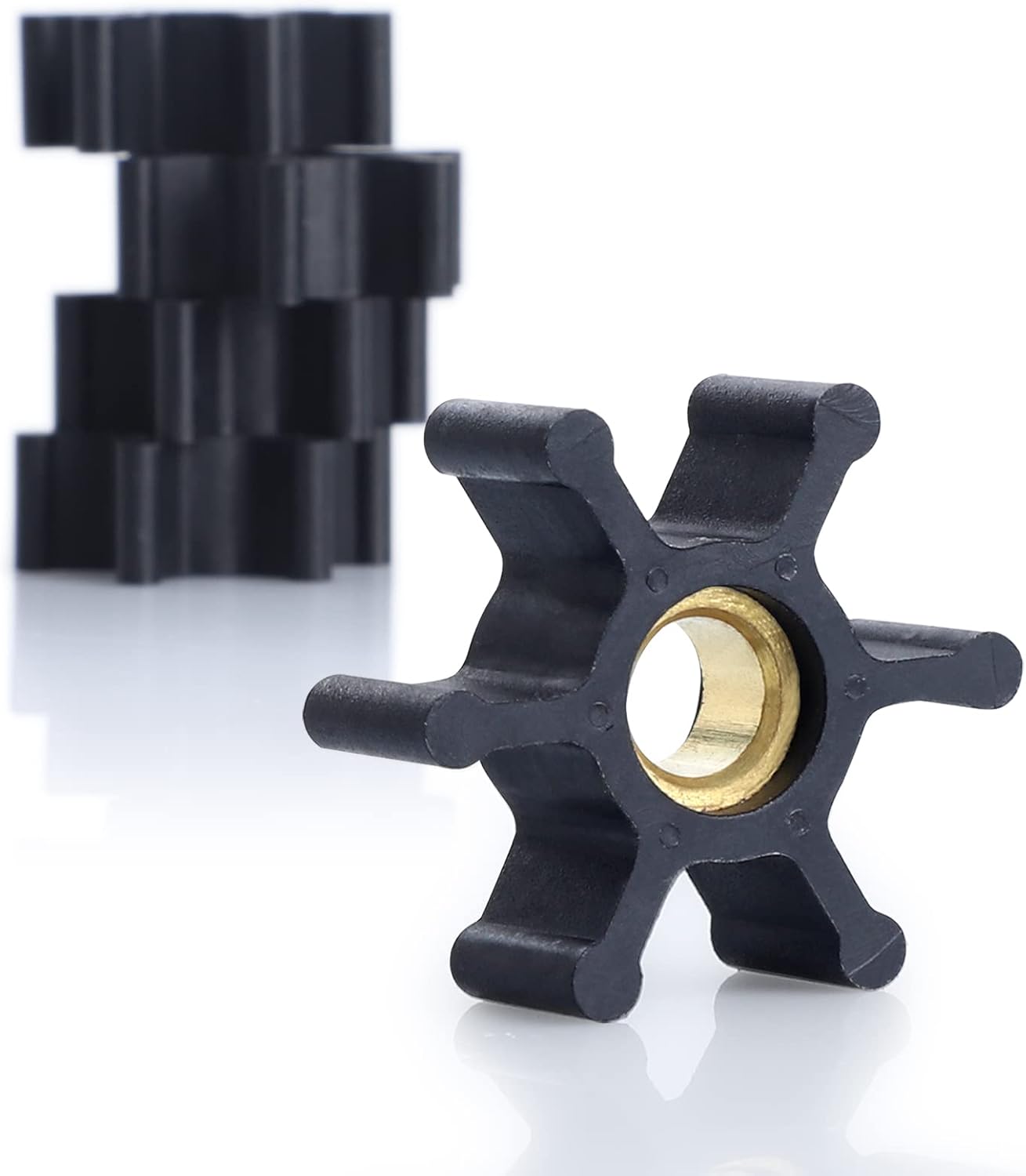 Pindex 5 Pack Water Pump Impeller Fits Trupow Model PAS-30 & PDS-30,Many Utility Pump Repalcement with 1/10th and 1/12th HP AC and DC Motors
