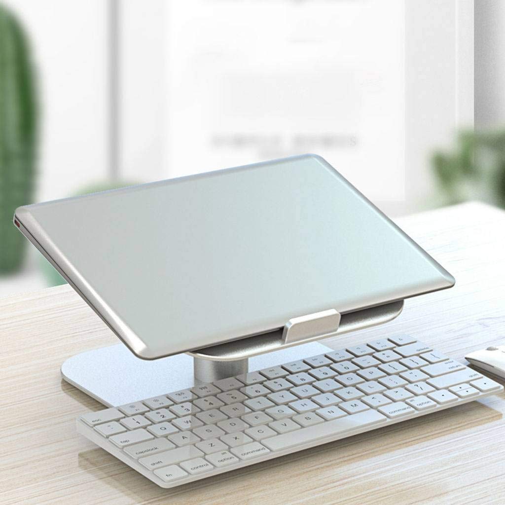 Supporto per Laptop, Supporto per Laptop Multi-Angolo Regolabile a 360 ° Supporto ergonomico per Notebook con Rotazione Supporto per Laptop Adatto per Notebook da 11-17 Pollici-ARG