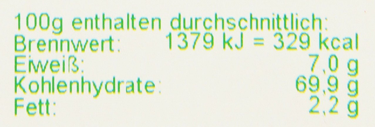 Werz 4-Korn-VK-Backmischung mit Hefe glutenfrei 5er Pack (5 x 1 kg Karton) - Bio
