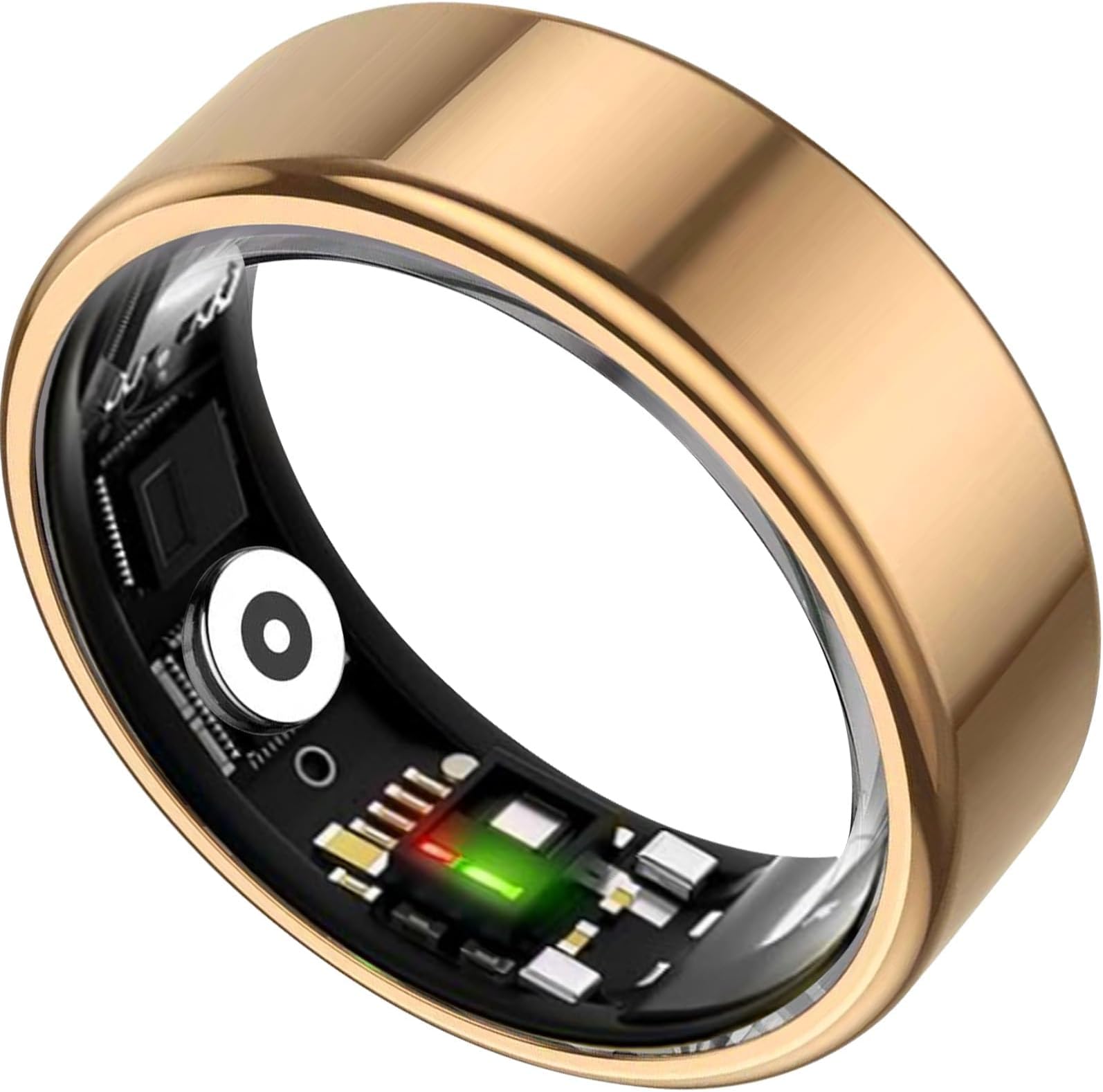 Smart Ring for Women&Men-Activity/Sleep/Heart Rate/HRV/Stress/Women's Health Tracker-IP68 Waterproof/Wearable-No Subscription Fee Required-Compatible with iPhone &Android