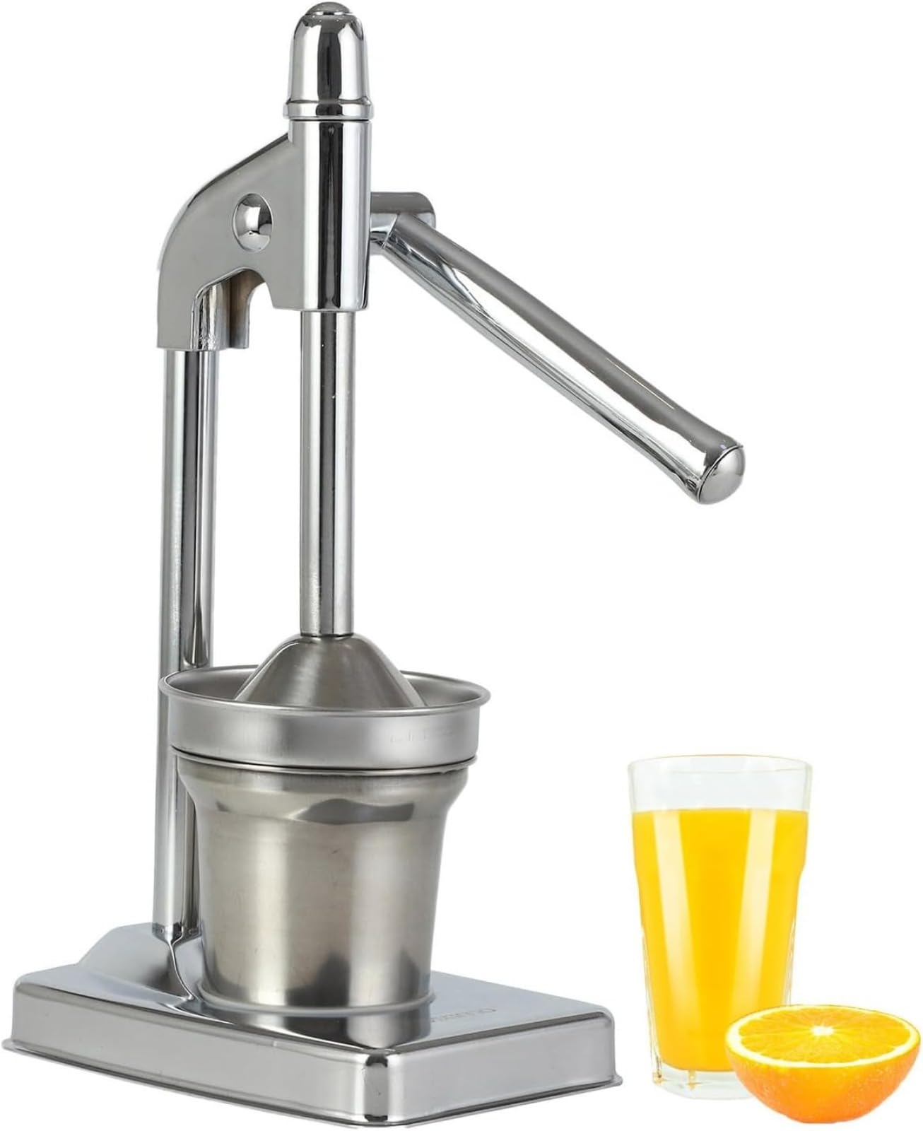 Spremiagrumi manuale, spremiagrumi in ghisa, pressa a mano per limone, arancia, lime, spremiagrumi in acciaio inox, facile da pulire, per casa e cucina