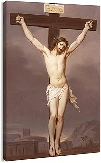 Canvas Print Wall Art - Crucifixion of Christ, 1827 by Josef Arnold The Elder - 16x24 inches