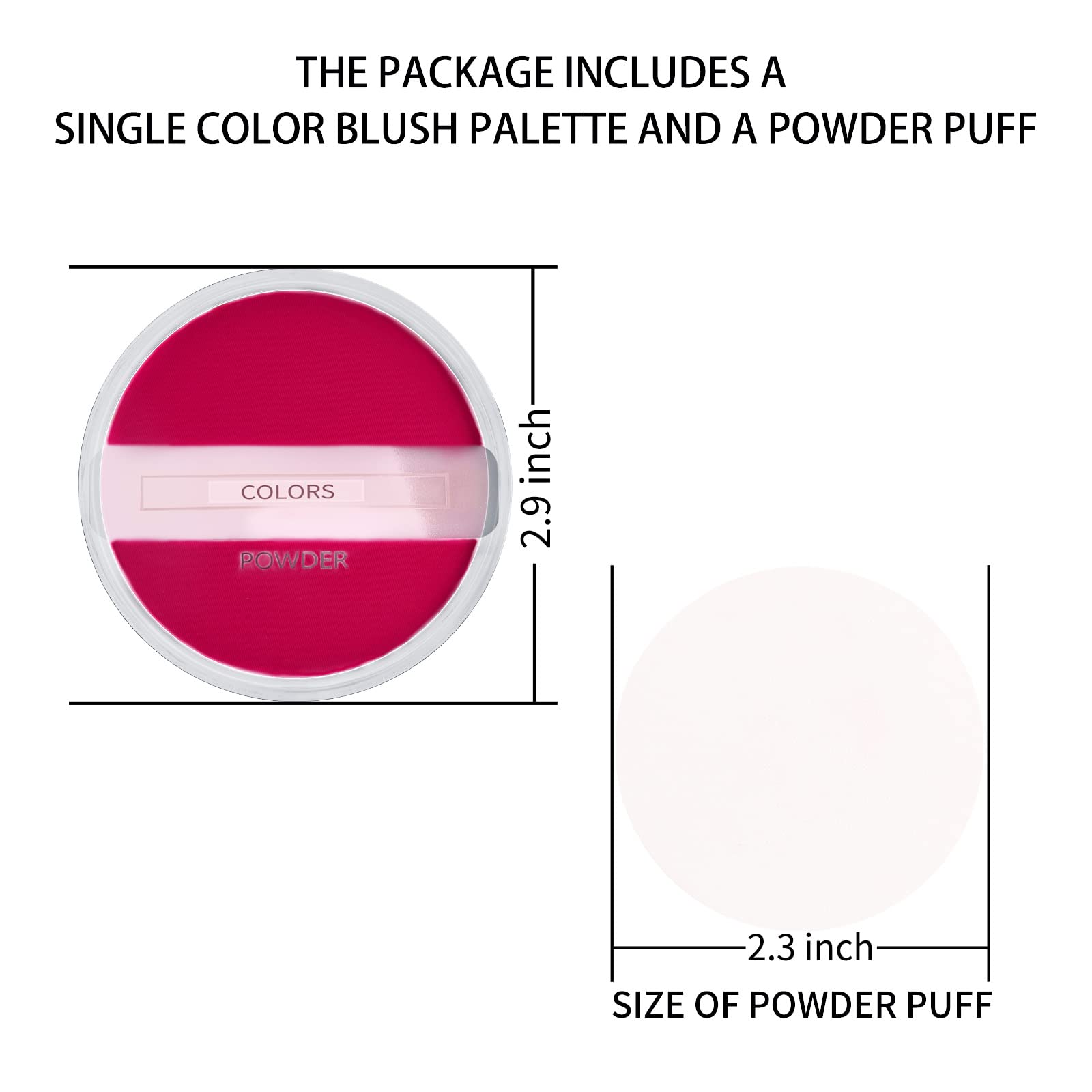 Boobeen Blush poudre Matte Blush, Palette de blushs crème hautement pigmentés pour créer un look naturel de pommettes rougies, couleurs riches