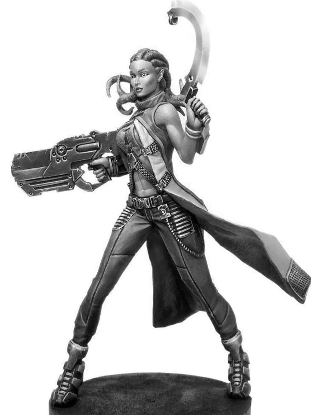 1/24 75mm Princess of Fantasy Girl NOT Have Base Kunstharz Model Miniatur Figur Unassembly Unbemalt